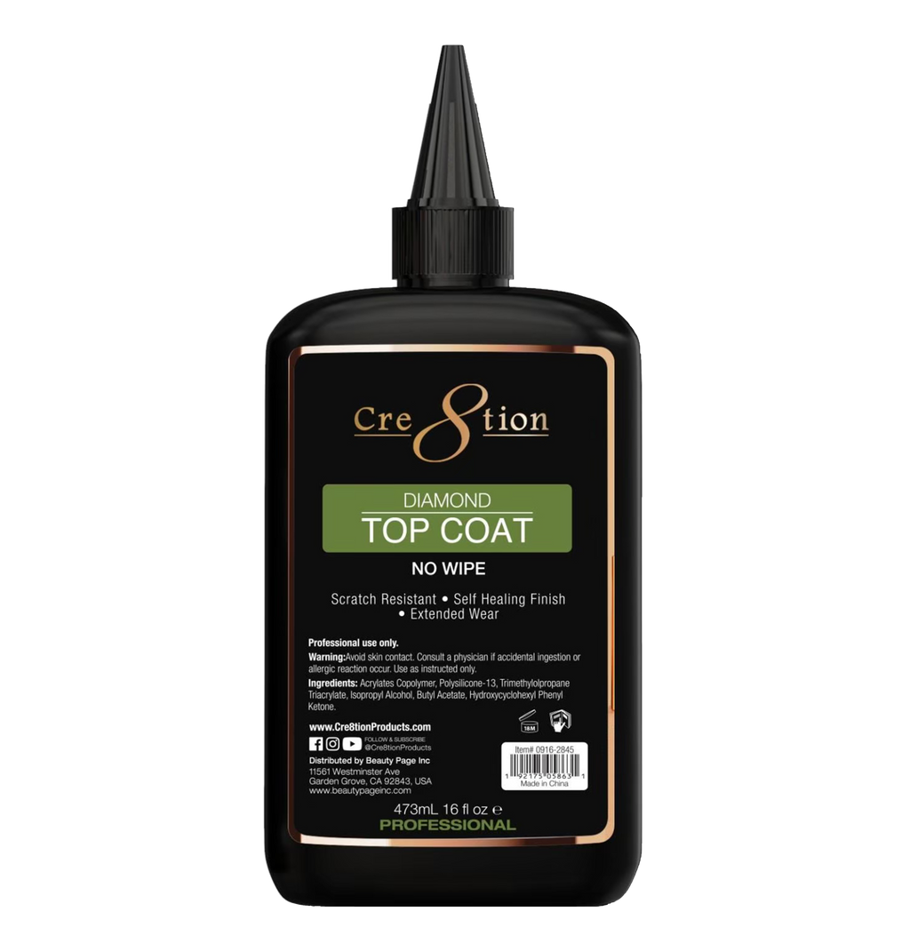 Cre8tion Diamond Soak Off Gel No Wipe Top Coat 16oz Re… | C8 – C8