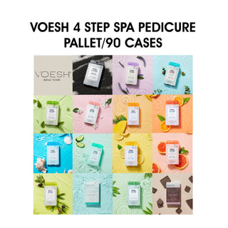 PALLET DEAL - Voesh 4 Step Spa Pedicure - Pallet/90 cases, 50 kits/case
