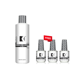 (Bonus Combo) Kupa Gel Base Coat 8oz - Buy 1 Get 3 Size 0.5oz Free