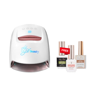 [Bonus Combo] iGel LED Pro Lamp - with 1 Free Cre8tion Base Coat 0.5oz , 1 Free Diamond Top 0.5oz & 1 Free Super Matte Top 0.5oz