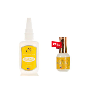 (Bonus Combo) CnC Dip Gel 2oz - Buy 1 Get 1 Size 0.5oz Free