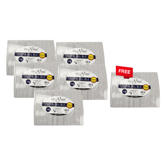 (Bonus Combo) Cre8tion Nail Files Zebra Grit 80/80 - USA Standard - Buy 5 Get 1 Free