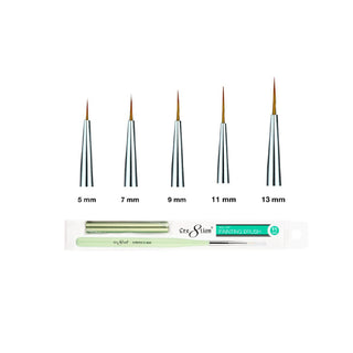 (Bonus Combo) Cre8tion Detail Nail Art Brush Combo 5 Sizes #5mm, #7mm, #9mm, #11mm, #13mm