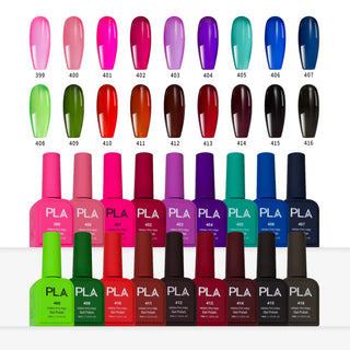 PLA Gel Polish 0.6oz - Born To Rule Collection 18 Colors w/ 1 Color Chart
