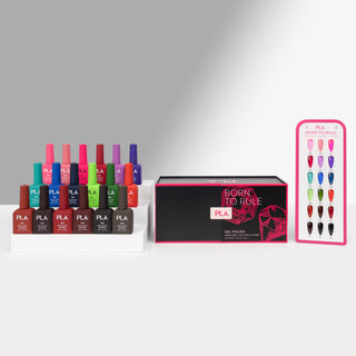 PLA Gel Polish 0.6oz - Born To Rule Collection 18 Colors w/ 1 Color Chart