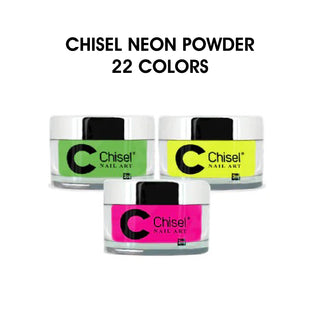 Chisel Neon Dipping Powder 2oz - Full set 22 colors (#NE01 - #NE22)