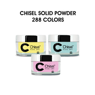 Chisel Full Set - Solid Dipping Powder 2oz - 288 Colors