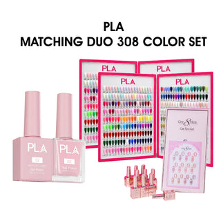 PLA Matching Duo - Full Set 308 Colors w/ 1 Cat Eye Soft Blush 12 Color Kit & 2 Color Books