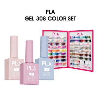 PLA Matching Gel & Nail Lacquer Duo 0.5oz - Full Set 308 Colors