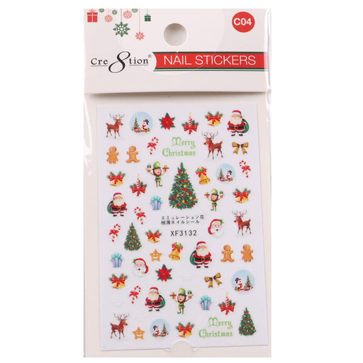 Cre8tion Nail Art Sticker Christmas (26 Styles)