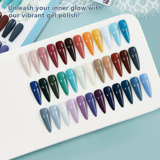 Nacy Winter Gel Set 36 Colors w/ 1 Color Book
