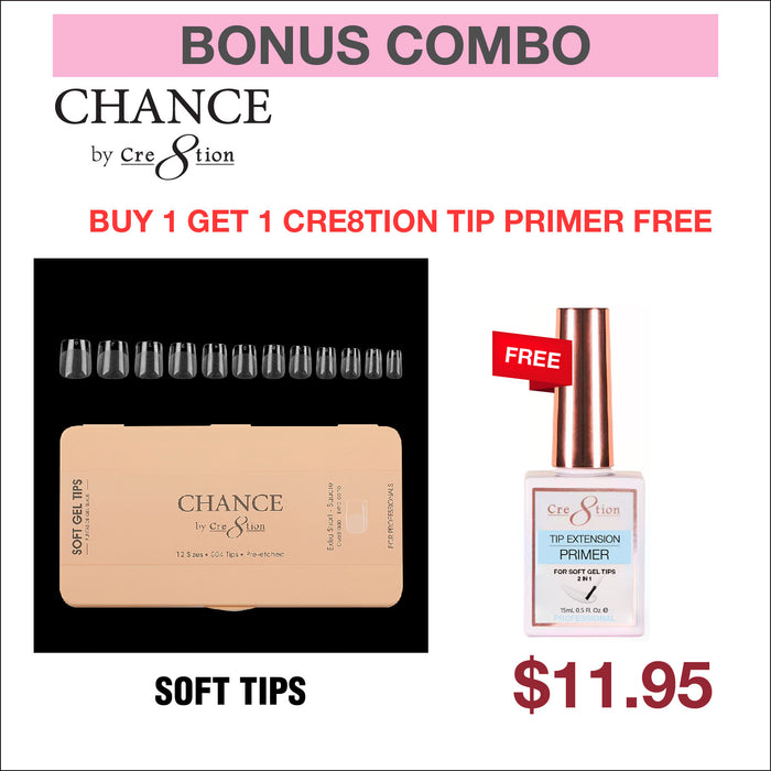 (Spring Deal) Chance Soft Tip Box - Buy 1 Get 1 Tip Primer 0.5oz Free