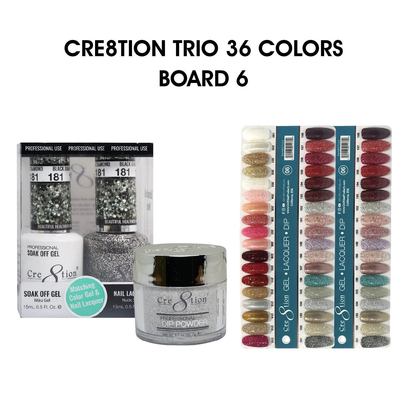 Matching Trio Cre8tion | C8 Nail Supply