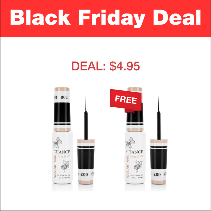 (Black Friday 2024 Deal) Chance Detailing Nail Art Gel 0.33oz - Buy 1 Get 1 Free