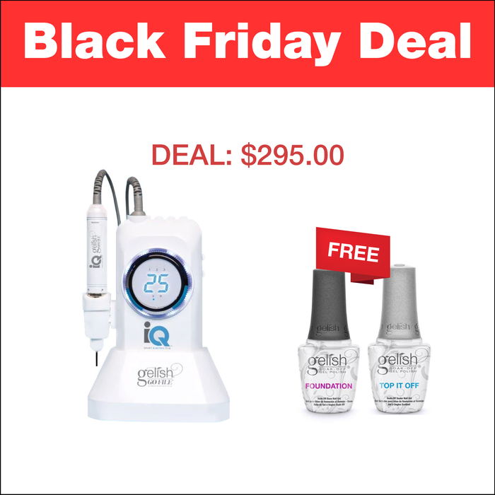 (Black Friday 2024 Deal) Gelish Go File IQ - Buy 1 Get Free Gelish Dynamic Duo