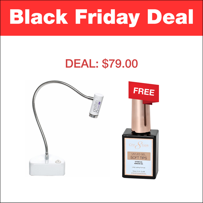 (Black Friday 2024 Deal) Gelish Soft Gel Touch LED Light - Buy 1 Get 1 Free Cre8tion Soft Gel Extend