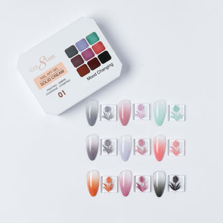 Cre8tion Nail Art Gel - Solid Cream - 01