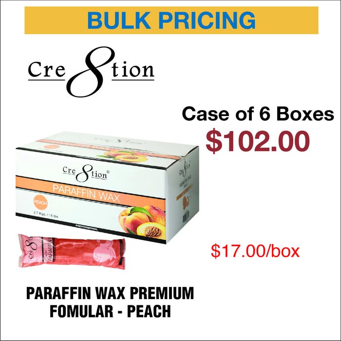 Cre8tion Paraffin Wax Peach Premium Fomular