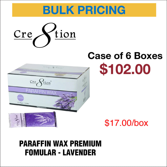 Cre8tion Paraffin Wax Lavender Premium Fomular