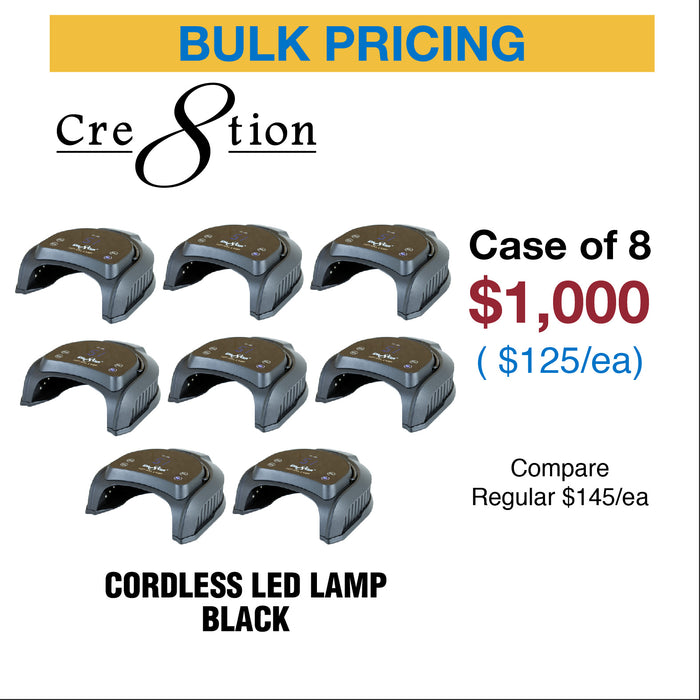 Cre8tion Signature - Cordless LED Lamp - Black