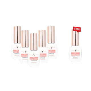 [6 Pack Bonus] Cre8tion Soak Off Gel - Base Coat 0.5oz (Compare - Buy 5 Get 1 Free)