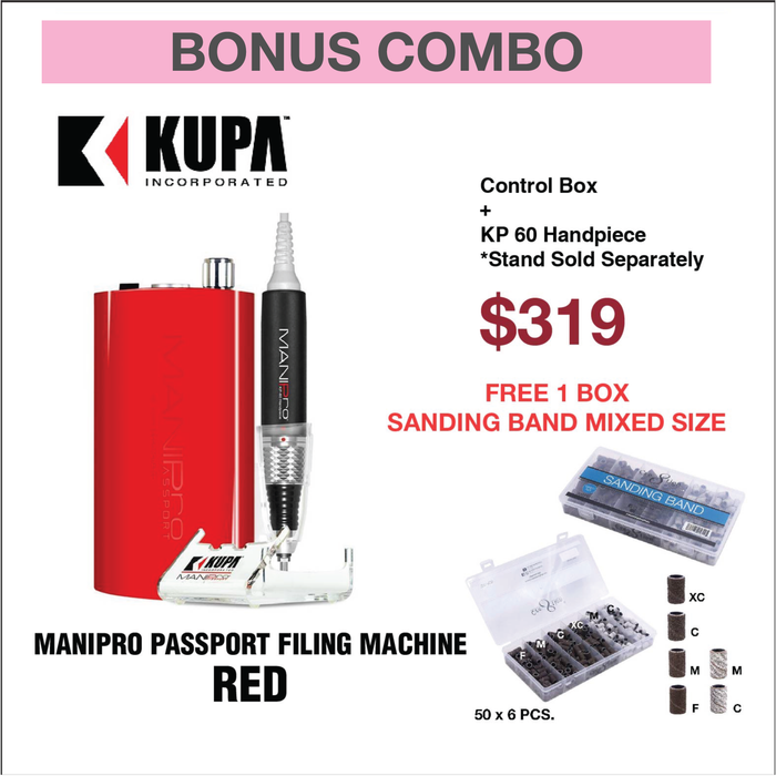 ManiPro Passport w/ KP-60 Included - Free 300pcs Sanding Bands #17644