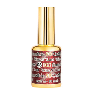 DND DC 9D Cat Eye Smoothie - 06 Wine N' Lust — DND DC Cat Eye Gel | C8 Nail Supply