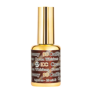 DND DC 9D Cat Eye Dreamy - 27 Cocoa Whiskers — DND DC Cat Eye Gel | C8 Nail Supply