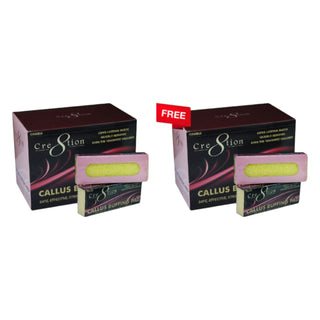 (Bonus Combo) Cre8tion Callus Buffing Pads Box. 24 pcs/box  - Buy 1 Get 1 Free