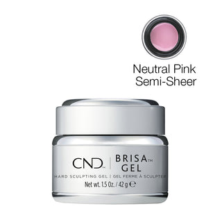 CND Brisa Sculpting Gel - Neutral Pink - Semi - sheer