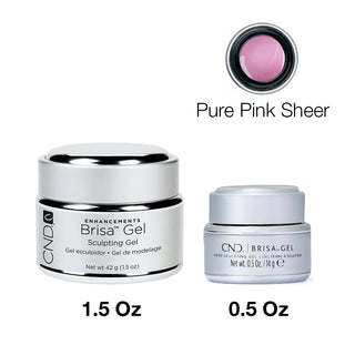 CND Brisa Sculpting Gel - Pure Pink - Sheer