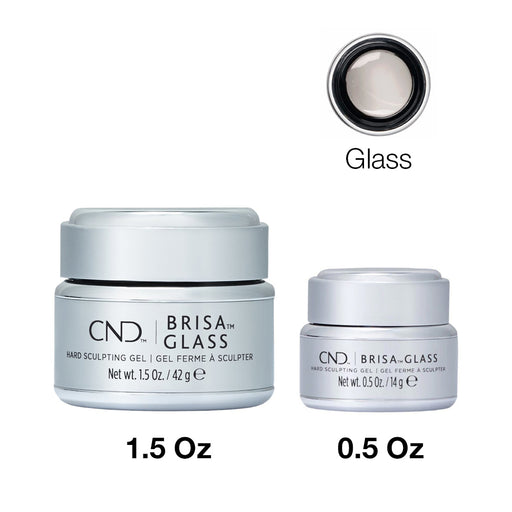 CND, CND Brisa Glass, Brisa Glass, Glass, Hard Sculpting Gel, Gel, Sclpting Gel