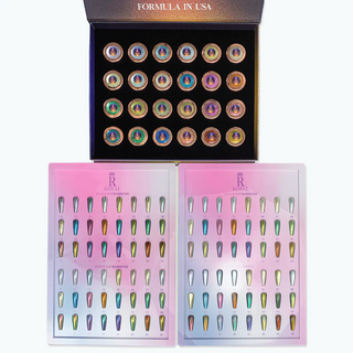 Royal Cat Eye Chrome Powder Collection 2in1 - 24 Colors w/ 1 Color Book