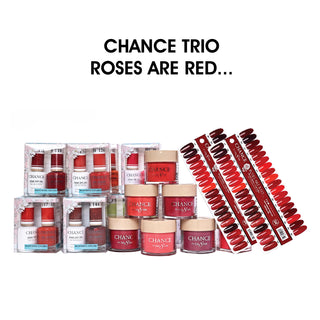 Chance Matching Trio 36 Colors - Roses Are Red... Collection