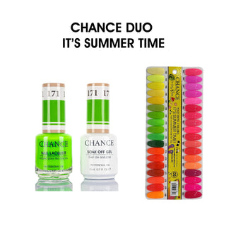 Chance Matching Duo 0.5oz - 36 Colors #145 - #180 - It’s Summer Time Collection w/ 1 set Color Chart