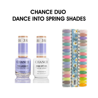 Chance Matching Duo 0.5oz - 36 Colors #325 - #360 - Dance Into Spring Shades Collection w/ 1 set Color Chart