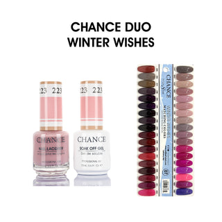 Chance Matching Duo 0.5oz - 36 Colors #217 - #252 - Winter Wishes Collection w/ 1 set Color Chart
