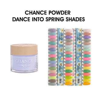 Chance Matching Powder 1.7oz 36 Colors - Dance Into Spring Collection — Cre8tion Dip Powder | C8 Nail Supply