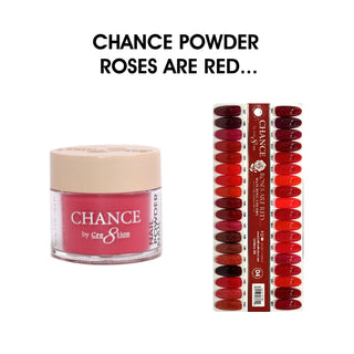 Chance Matching Powder 1.7oz 36 Colors - Roses Are Red... Collection