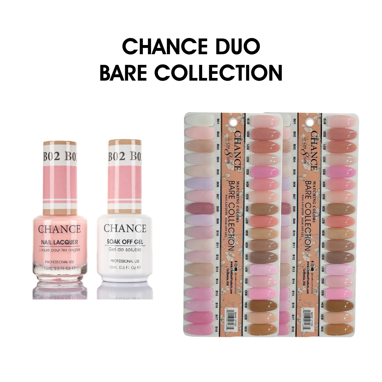 コントロールカラー nocchi Chance Matching Trio 36 Colors - Dance Into Spring Collection – C8