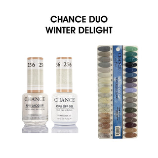 Chance Matching Duo 0.5oz - 36 Colors - Winter Delight Collection w/ 1 set Color Chart
