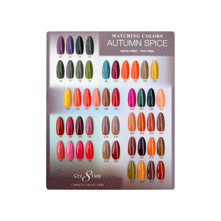 Chance Counter Display Color Chart - Autumn Spice Collection 48 Colors - Cre8tion