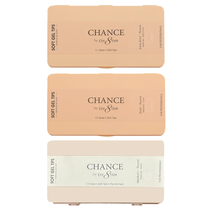 Chance Soft Tips Combo 3 Sizes - ROUND