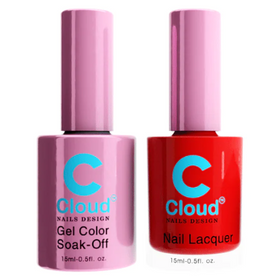 Cloud Nail Design - Florida Collection - Matching Duo 0.5oz - 015