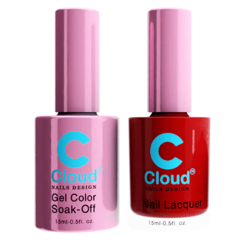 Cloud Nail Design - Florida Collection - Matching Duo 0.5oz - 008