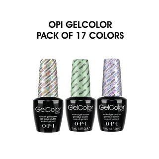 OPI GelColor 0.5oz - Pack of 17 Colors (Grab Bag)