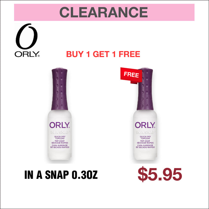 Orly In a Snap - Capa superior 0.3oz