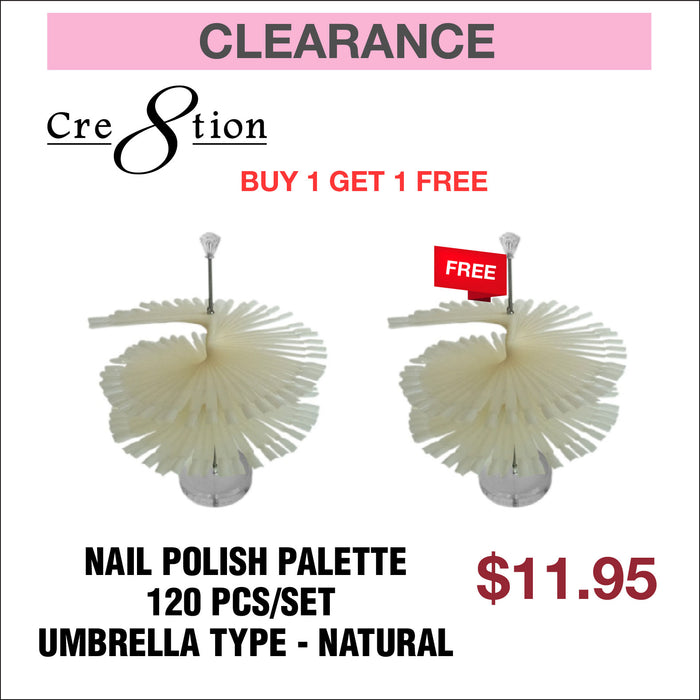 Cre8tion Nail Polish Palette 120 pcs/set Umbrella type - Buy 1 Get 1 Free