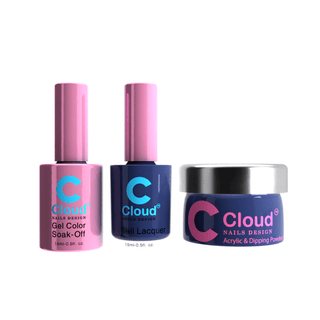 Cloud Nail Design - Florida Collection - Matching Trio - 116