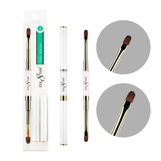 Cre8tion Duo Nail Art Brush Oval #8 - Oval #10